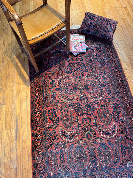 Antique Persian Sarouk (6'5 x 4')