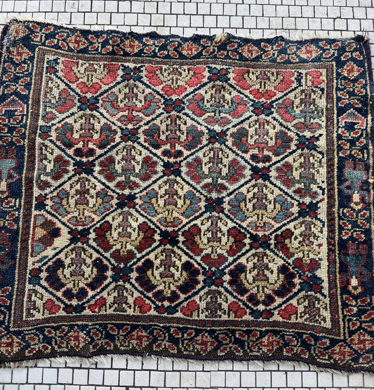 Antique Kurdish Bag Face (22" X 18")