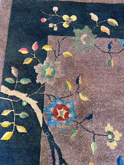 Vintage Chinese Art Deco (9' X 12')