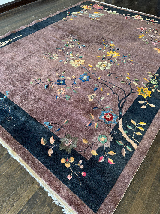 Vintage Chinese Art Deco (9' X 12')