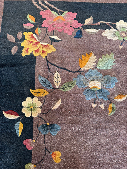 Vintage Chinese Art Deco (9' X 12')