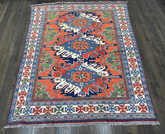 Triple Eagle Kazak Revival (7' X 5'2)