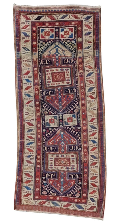 Antique Caucasian Runner (8' X 3'4)