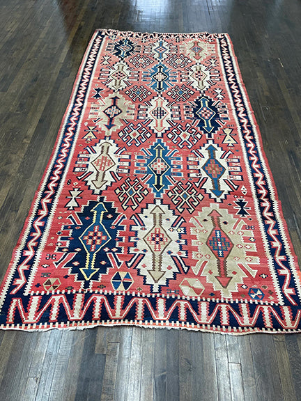 Antique Caucasian Flatweave Kilim (11' X 5'5)