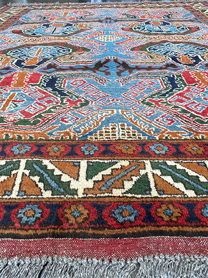 Karabagh Shield Motif Kazak Revival (5'5 X 5'8)