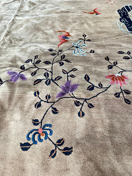 Vintage Chinese Art Deco (19' X 12')