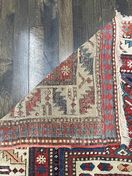 Antique Caucasian Runner (8' X 3'4)