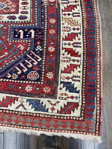 Antique Caucasian Runner (8' X 3'4)