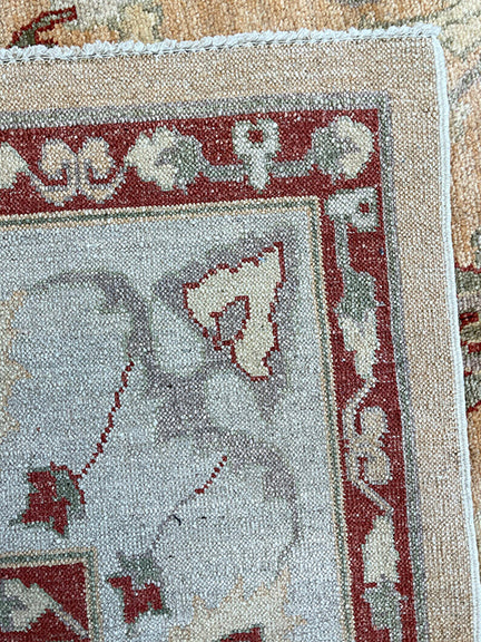 Handmade Turkish Oushak Revival (8'6 X 6')