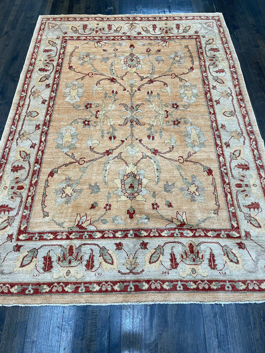 Handmade Turkish Oushak Revival (8'6 X 6')