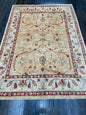 Handmade Turkish Oushak Revival (8'6 X 6')