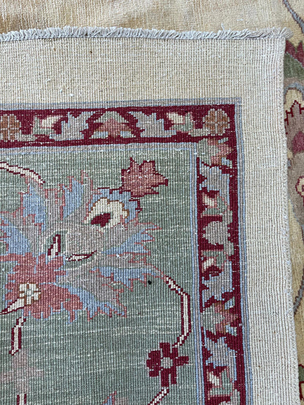 Handmade Oushak Revival (12'8 X 10'6)