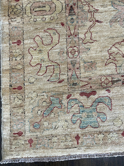 Handmade Oushak Revival (8'9 X 7'7)