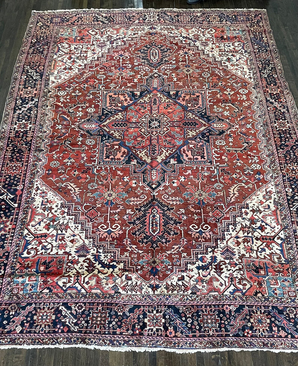 Antique Persian Heriz (10'5 X 7'3)