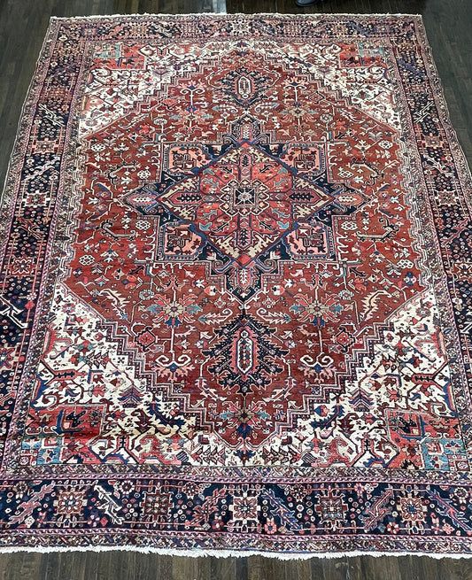 Antique Persian Heriz (10'5 X 7'3)