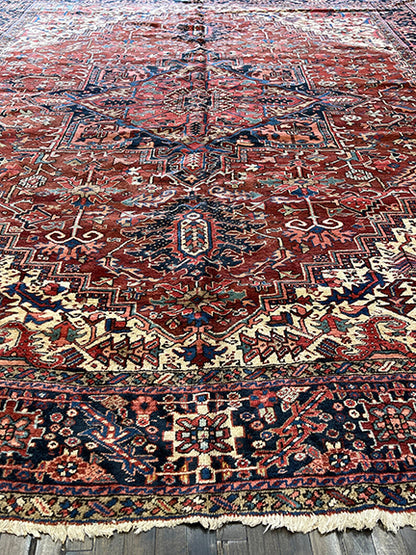 Antique Persian Heriz (10'5 X 7'3)