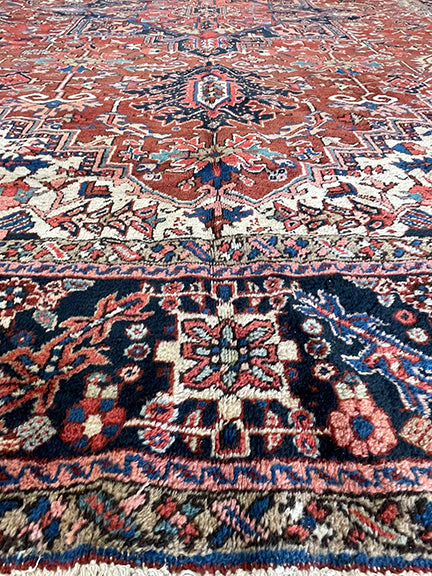 Antique Persian Heriz (10'5 X 7'3)