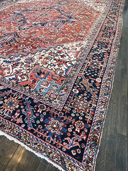 Antique Persian Heriz (10'5 X 7'3)