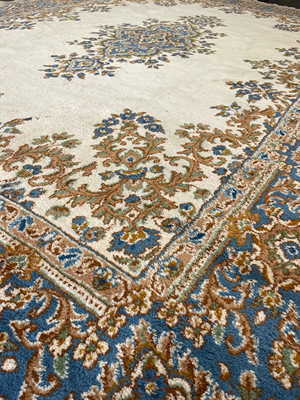 Handmade Vintage Royal Kerman (9' X 12')