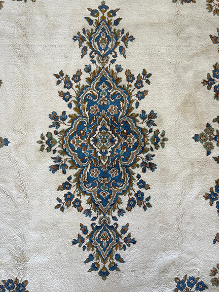 Handmade Vintage Royal Kerman (9' X 12')