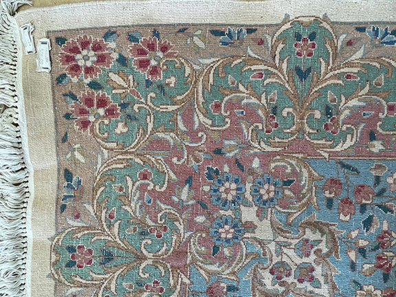 Handmade Vintage Royal Kerman (9' X 12')