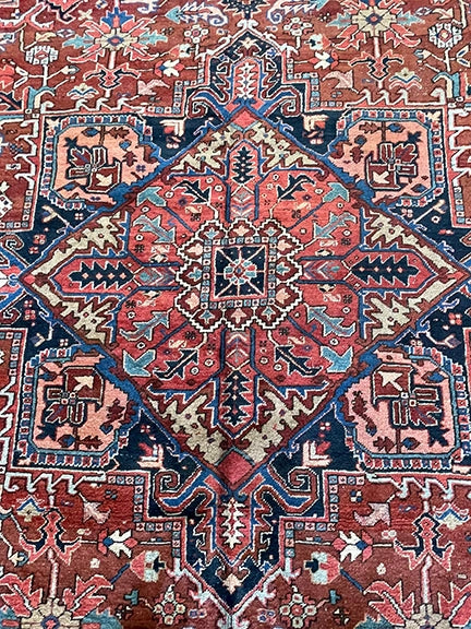 Antique Persian Heriz (10'5 X 7'3)