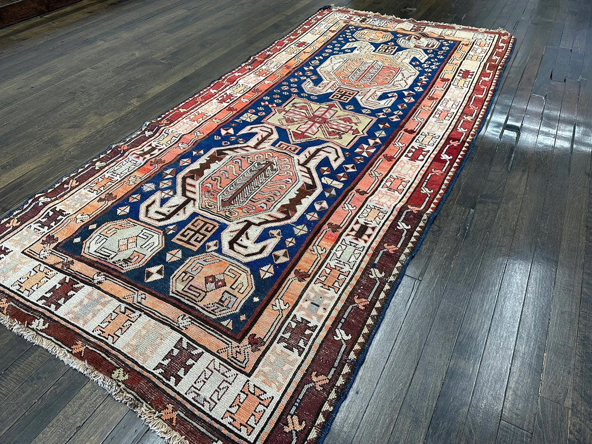 Antique Caucasian Lankoran (8' X 3'8)