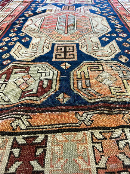 Antique Caucasian Lankoran (8' X 3'8)