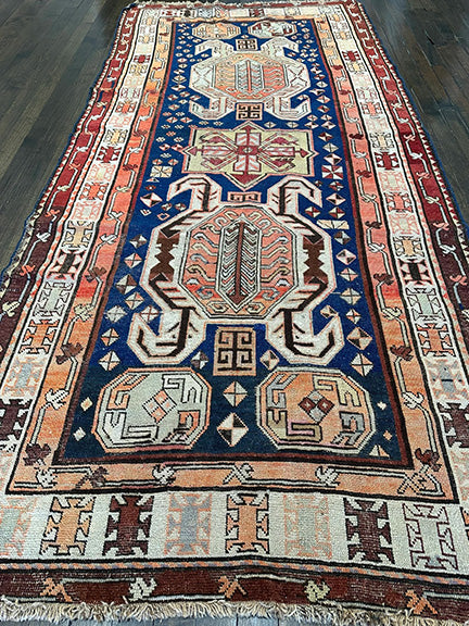 Antique Caucasian Lankoran (8' X 3'8)