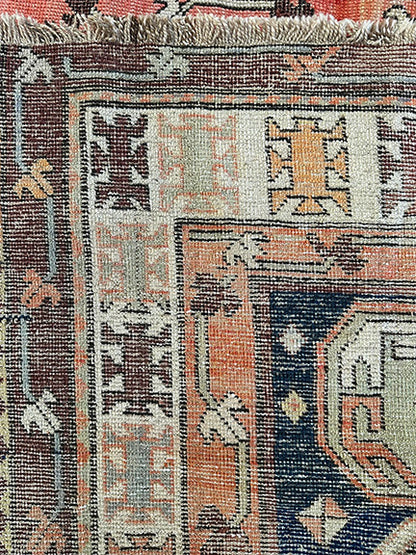 Antique Caucasian Lankoran (8' X 3'8)