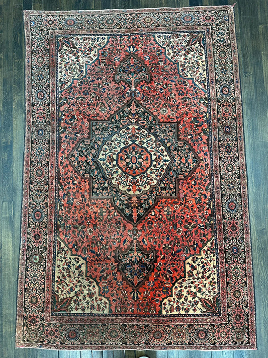 Antique Sarouk Farahan (6'1 X 4'1)