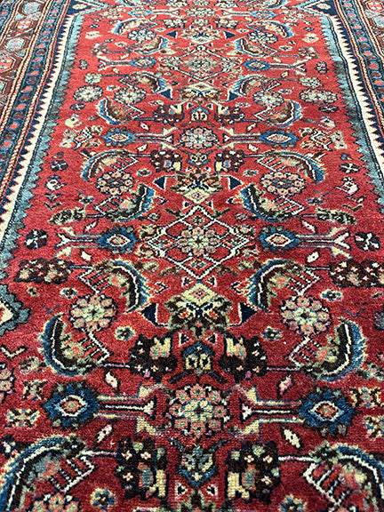 Antique Heriz Short Runner (6' X 3'1)