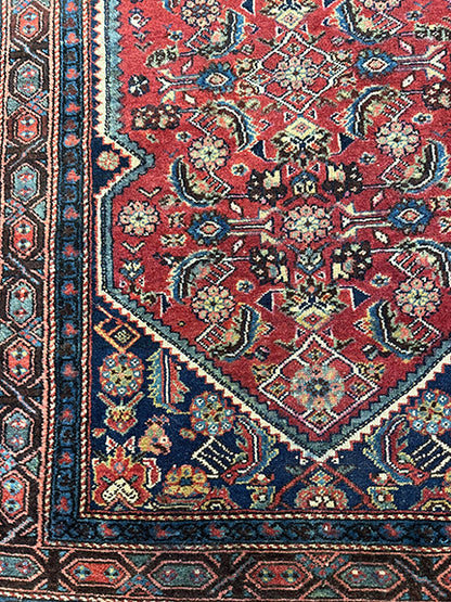 Antique Heriz Short Runner (6' X 3'1)