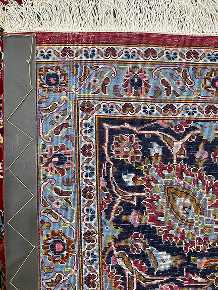 Handmade Persian Kashan (13'5 X 9'10)