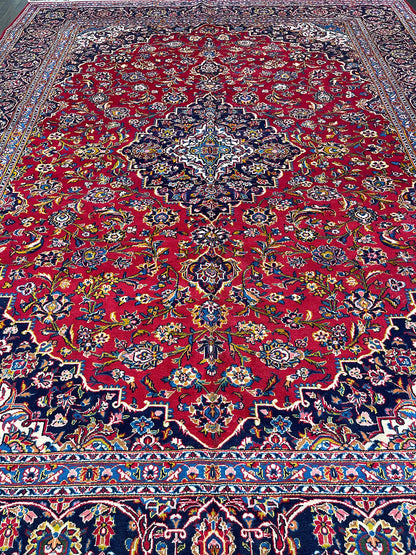 Fine Handmade Persian Kashan (11'5 X 8'9)