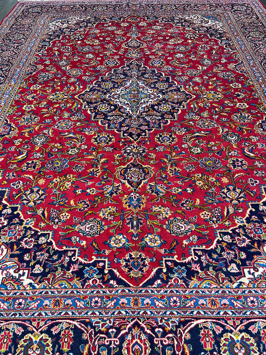 Fine Handmade Persian Kashan (11'5 X 8'9)
