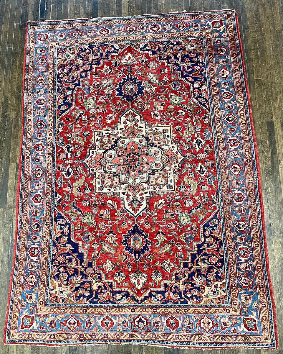 Antique Persian Heriz (9'4 X 6'7)
