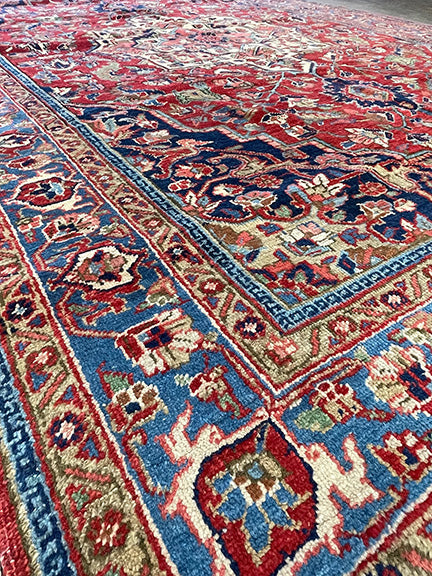 Antique Persian Heriz (9'4 X 6'7)