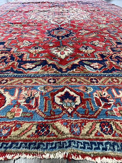 Antique Persian Heriz (9'4 X 6'7)