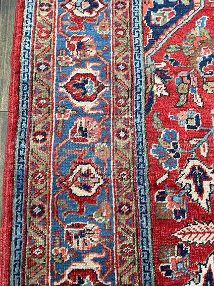 Antique Persian Heriz (9'4 X 6'7)