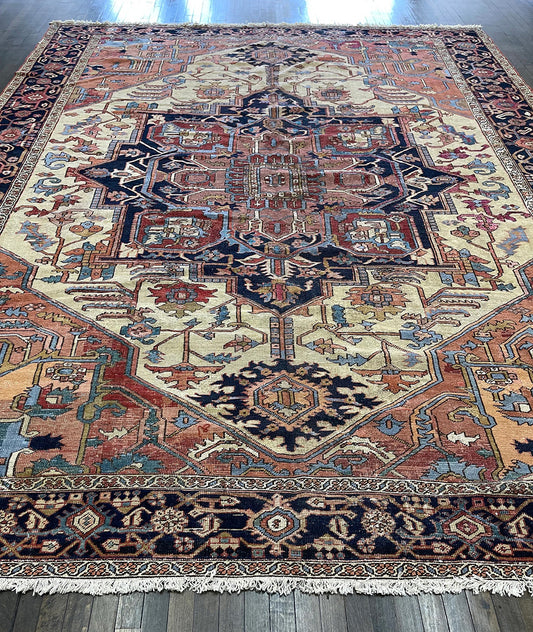 Antique Persian Serapi (12'1 X 9'8)