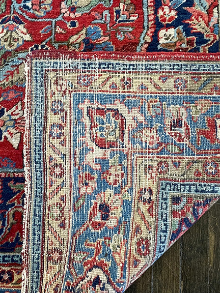 Antique Persian Heriz (9'4 X 6'7)