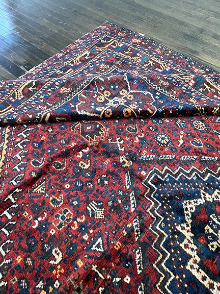 Vintage Persian Afshar (9'9 X 7'3)
