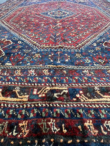 Vintage Persian Afshar (9'9 X 7'3)