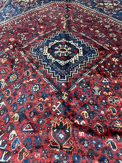 Vintage Persian Afshar (9'9 X 7'3)