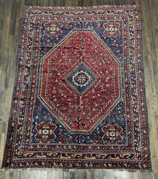 Vintage Persian Afshar (9'9 X 7'3)