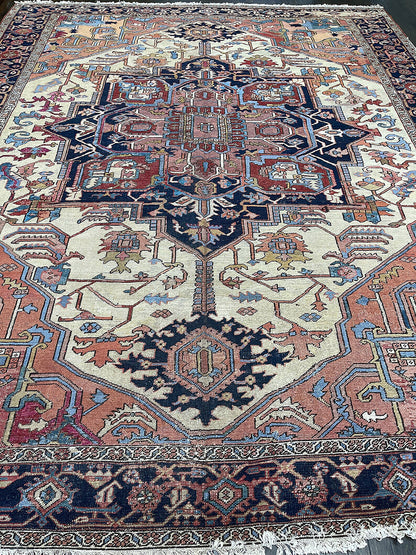 Antique Persian Serapi (12'1 X 9'8)