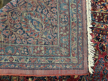 Antique Handmade Palace Size Sarouk (17' X 11'8)